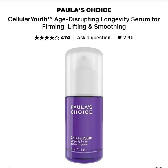 NIB Paula's Choice Cellular Youth Longevity Serum
